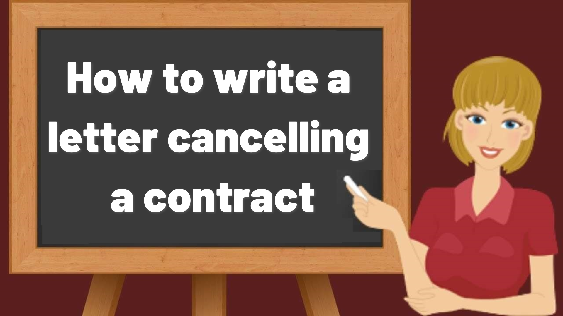 How to write a letter cancelling a contract